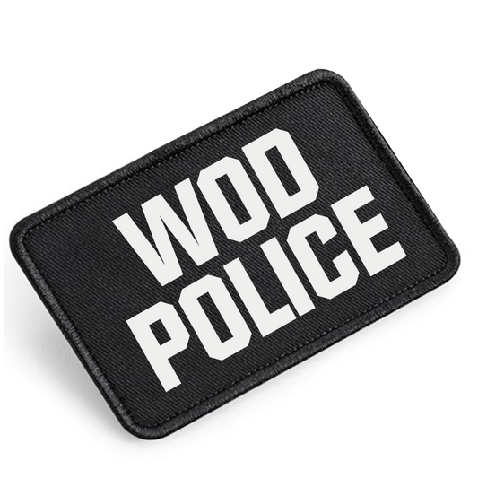 3D WOD Police Velcro Patch
